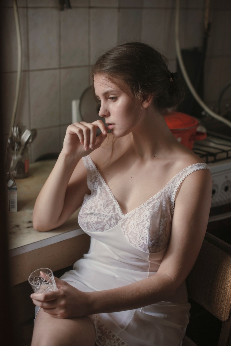 Женская красота на ламповых фотографиях Давида Дубницкого.