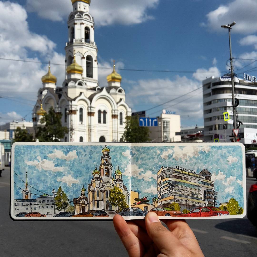 Екатеринбург иллюстрация