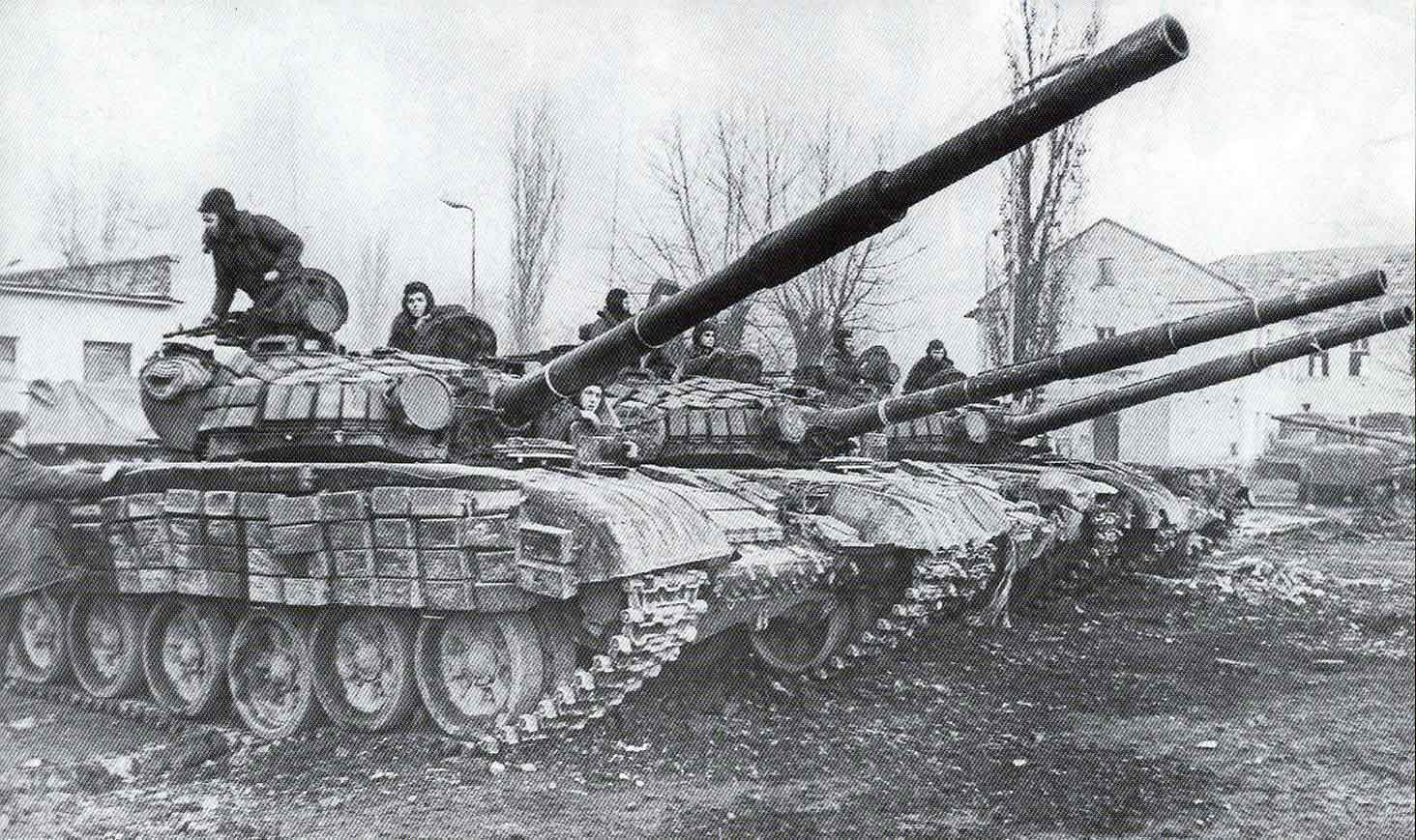 Т-72б в Чечне