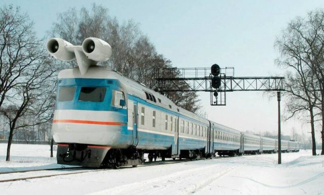 Реактивный поезд из СССР
