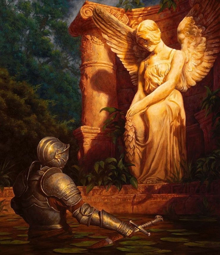 Рыцари и обнаженные дамы: картины Майкла С. Хейса