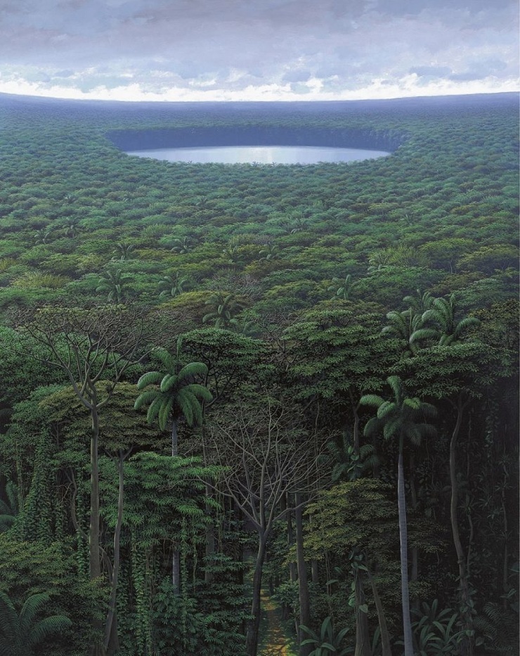 Гигантские джунгли в картинах Томаса Санчеса
