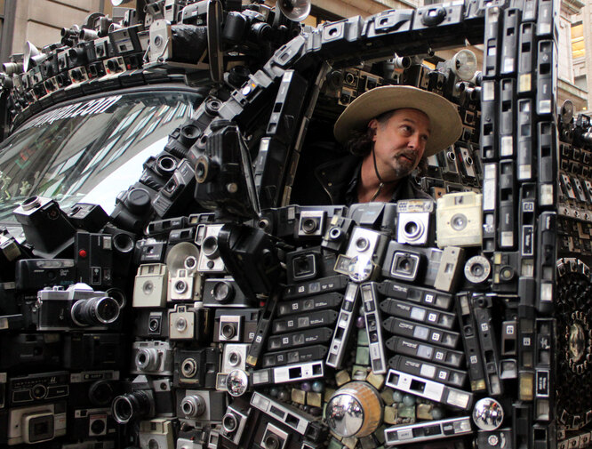 Невероятный Camera Van: как американец построил безумный автомобиль из фотоаппаратов