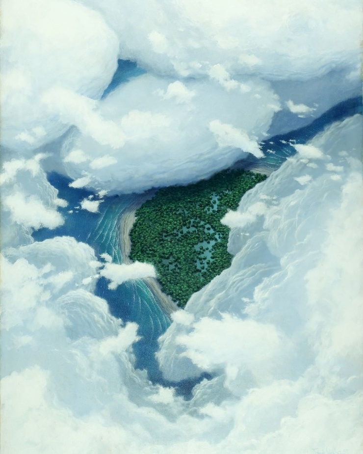 Мы просто песчинки на этой Земле: Томас Санчес рисует гигантские леса и массивные ландшафты