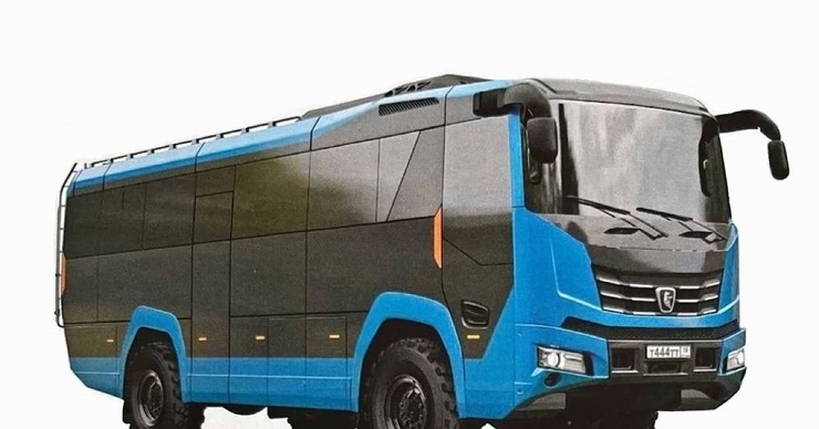 «Мега-буханка»: что известно об уникальном автобусе-вездеходе Камаза?