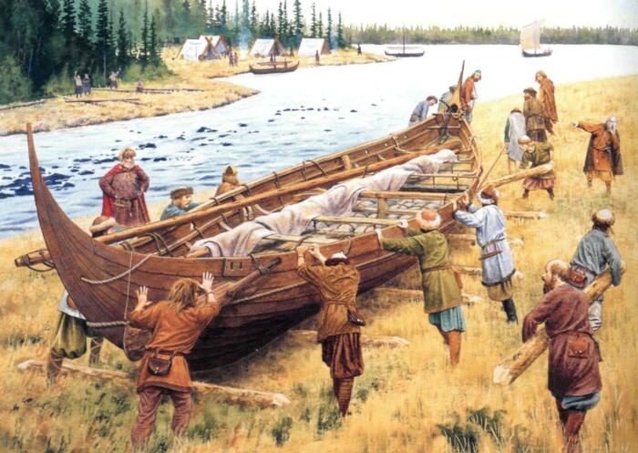 Почему славяне на Руси селились на правом берегу реки?