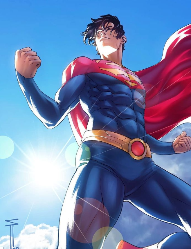 Мощь и озорство: супергерои в иллюстрациях Сержа Акуньи