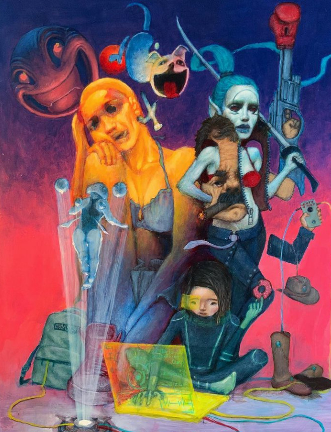 Психоделика и ничего лишнего: арт Ричарда Ингерсолла