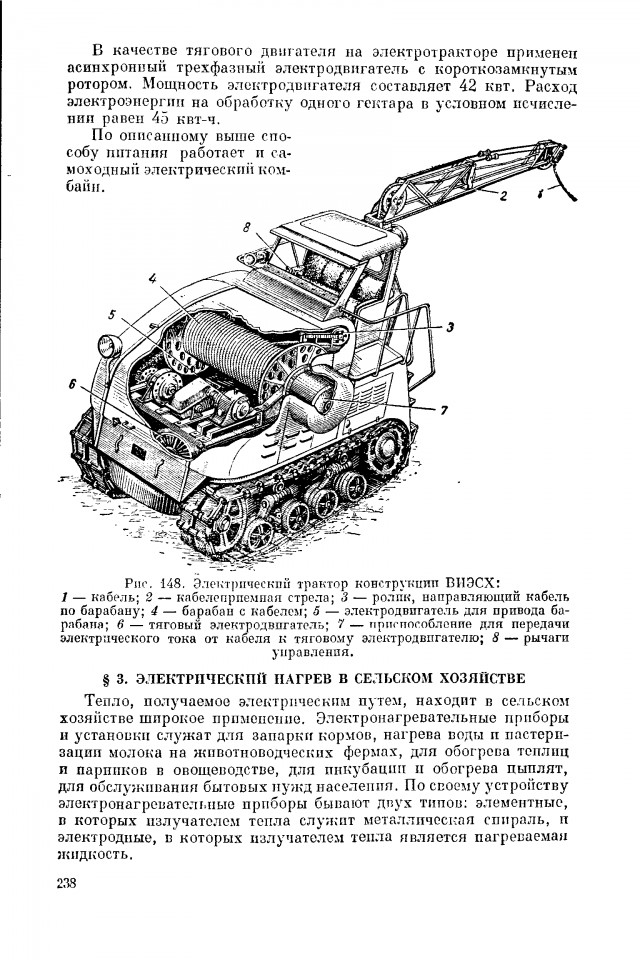 Советский электротрактор