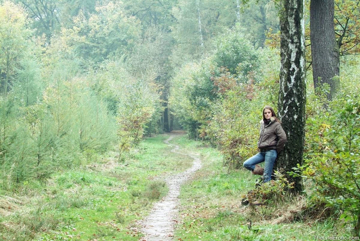 She walks the woods. Hayley's walk in the Woods.