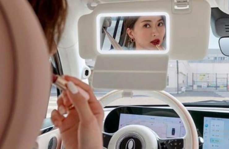 Фото чисто женского автомобиля из Китая, который обогревается «Теплым мужчиной»